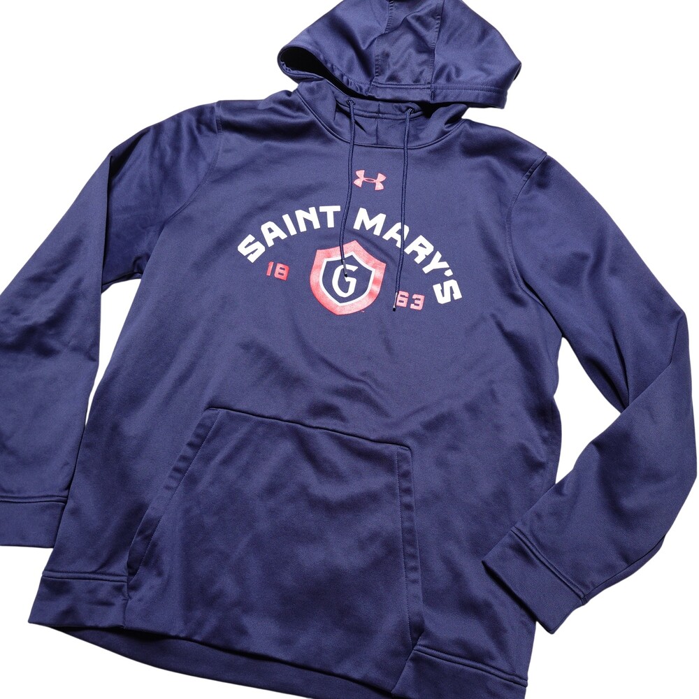 Saint Mary's Gaels Sweatshirt Mens Large Blue College Basketball Under Armour